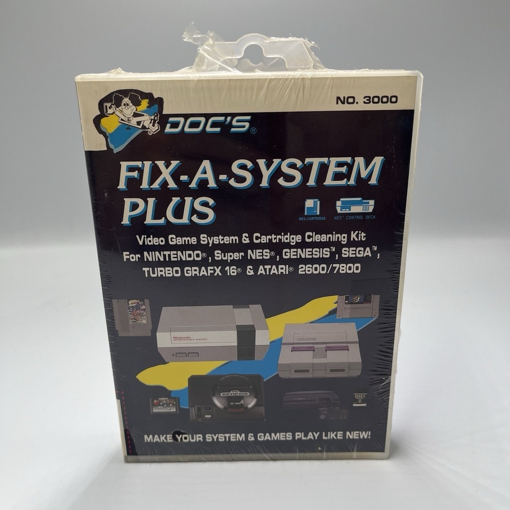 VTG Doc's Fix-A-System Plus - No 3000 - Nintendo, Super NES, Atari, Etc Sealed